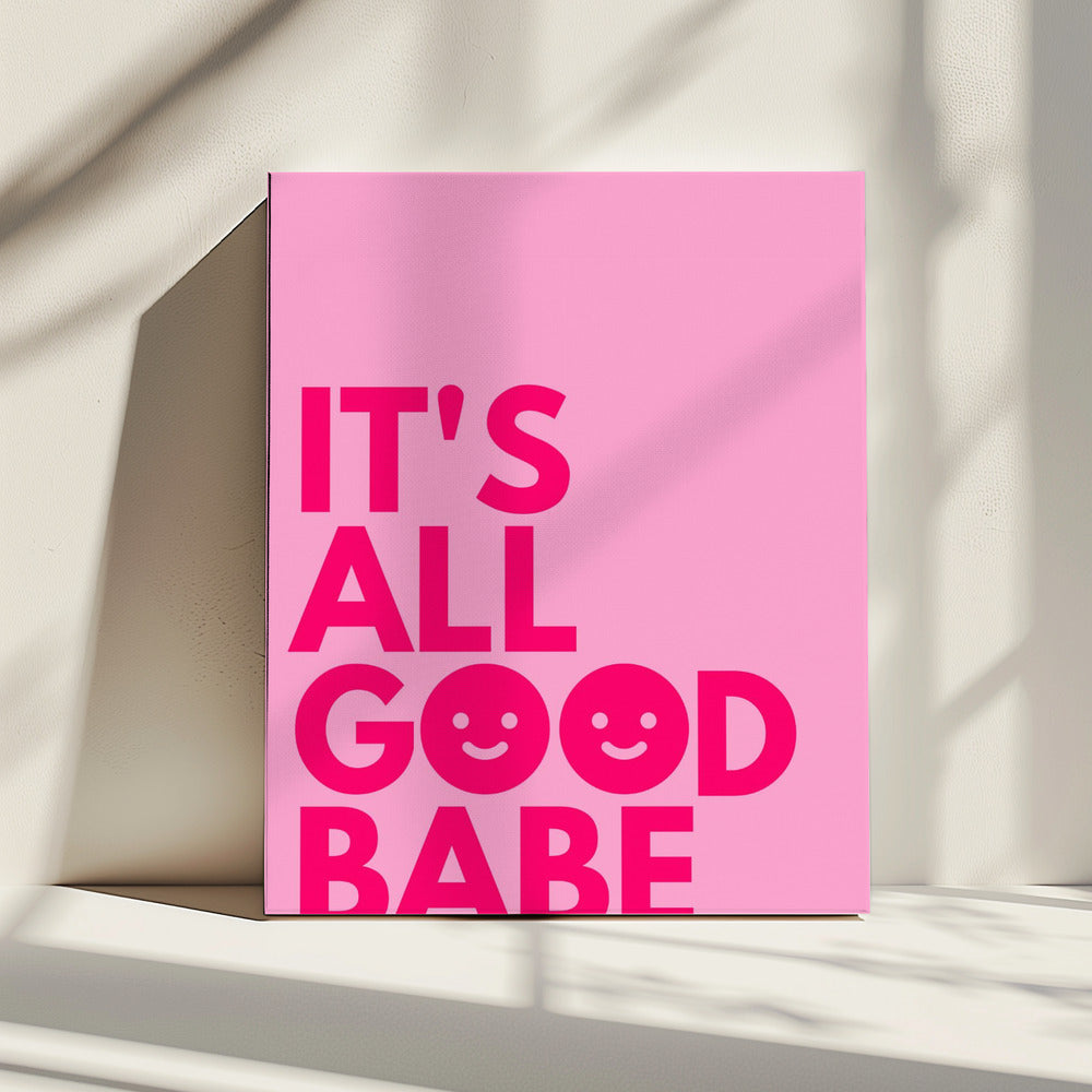 Pink Cheer Vibes | Canvas