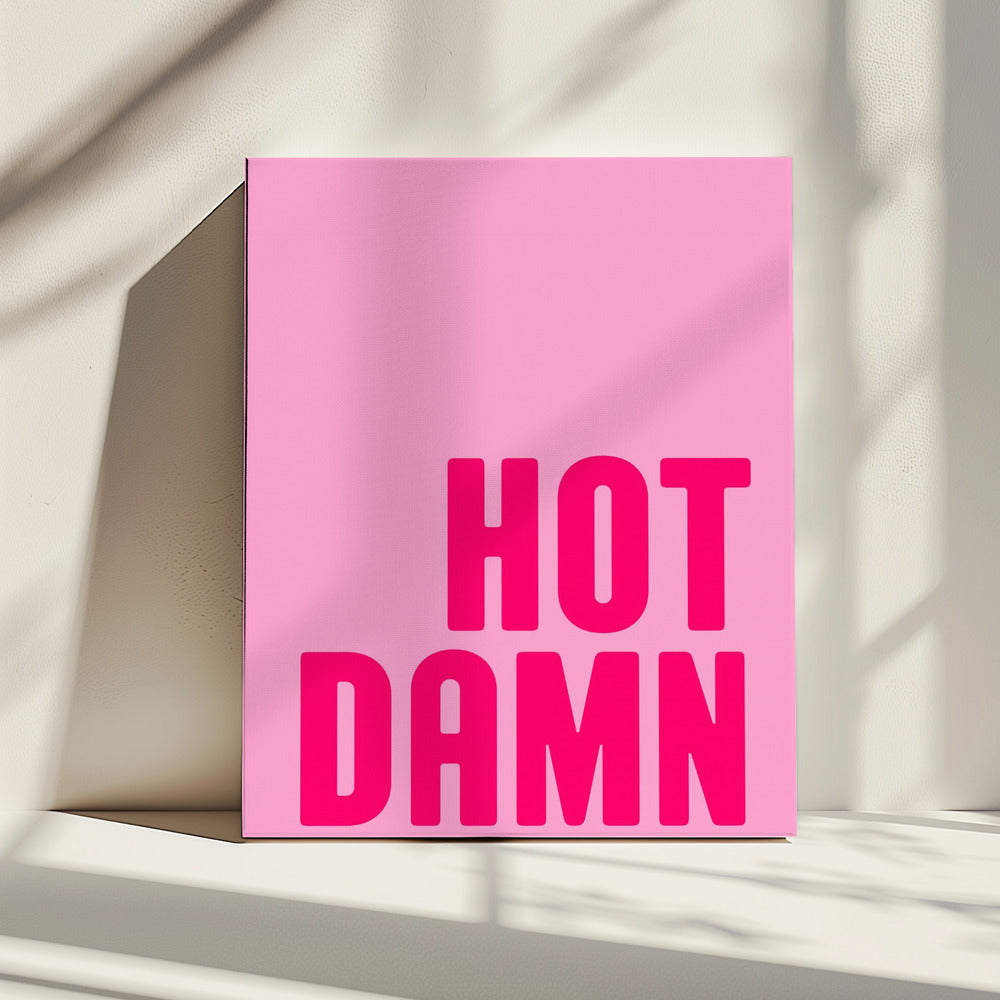 Bold Pink Exclamation | Canvas