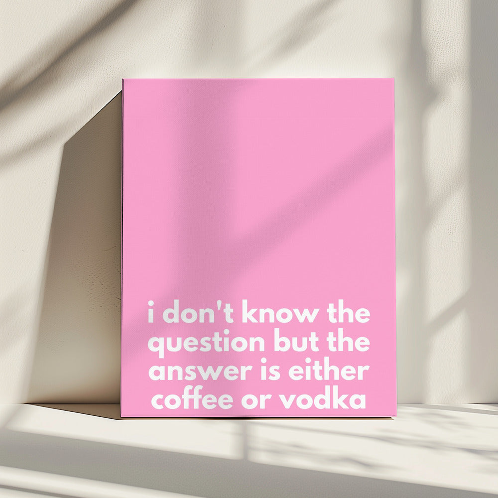 Choices on Pink | Canvas
