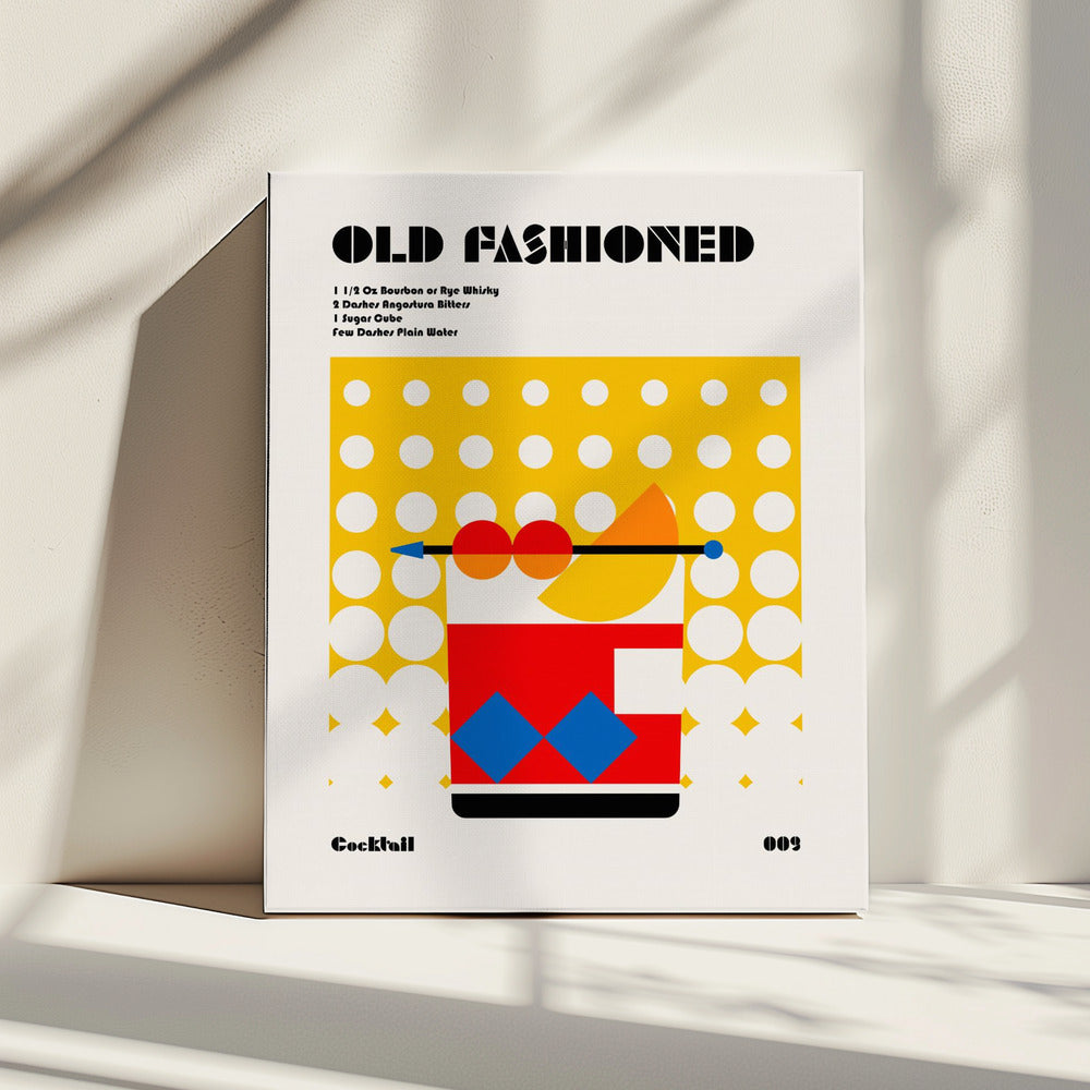 Altmodischer Bauhaus-Cocktail | Leinwand