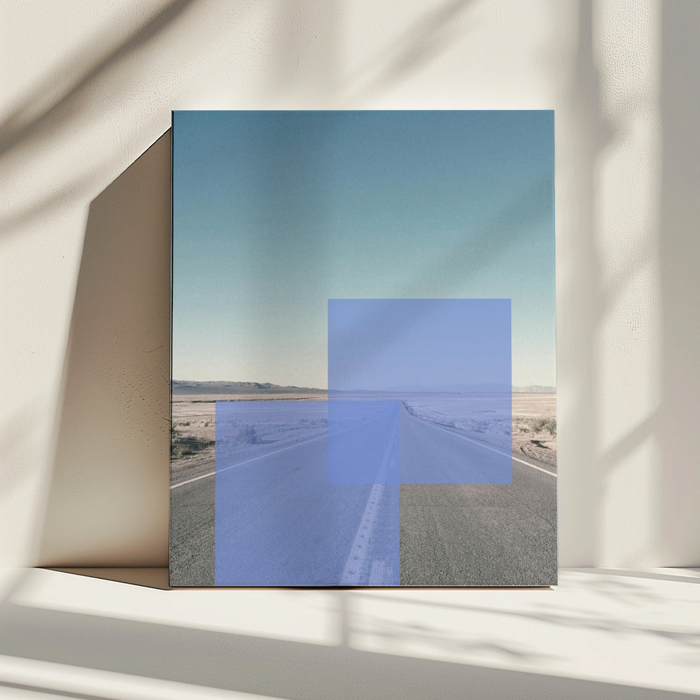 Wüstenhorizontblöcke | Leinwand