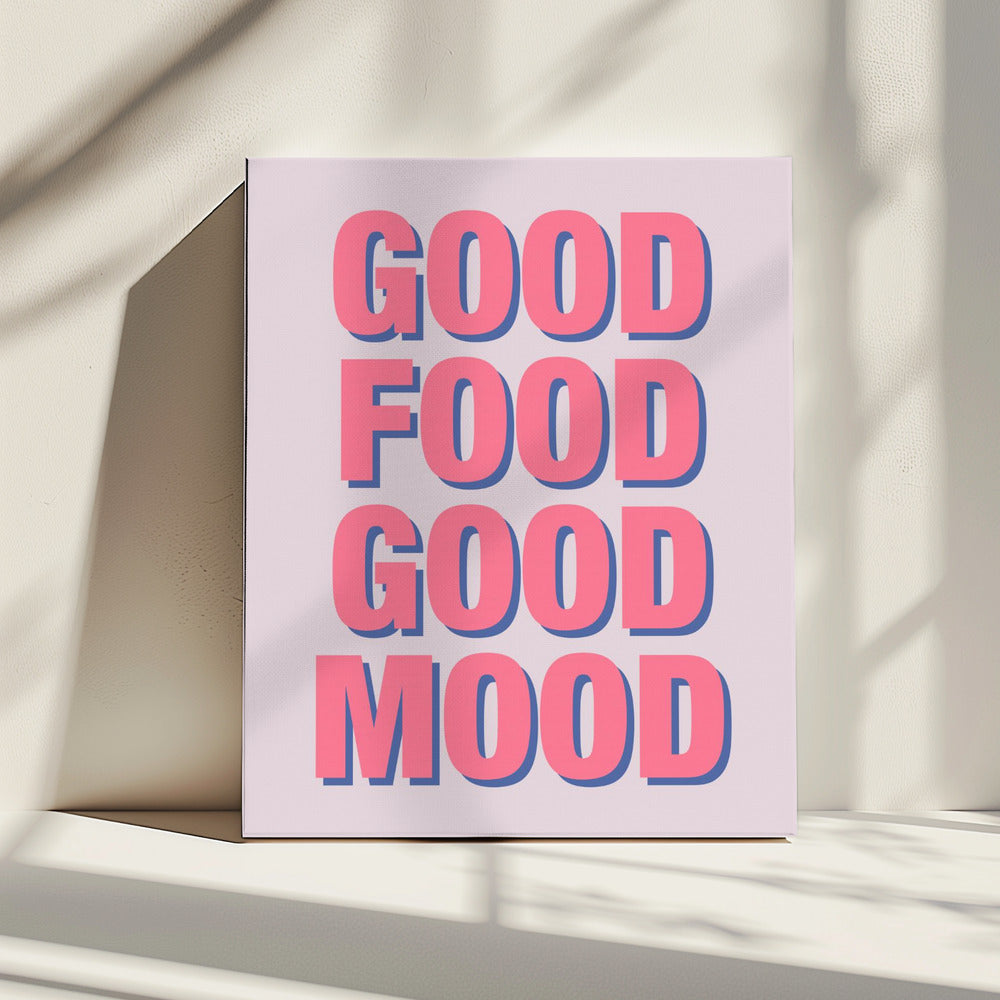 Positive Vibes Mahlzeit | Leinwand