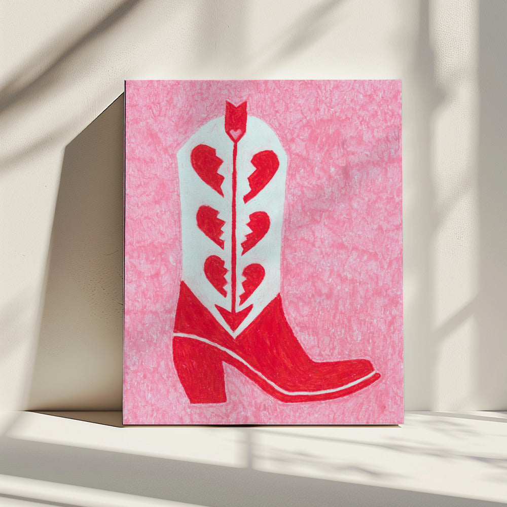 Heartbreak Heels | Leinwand
