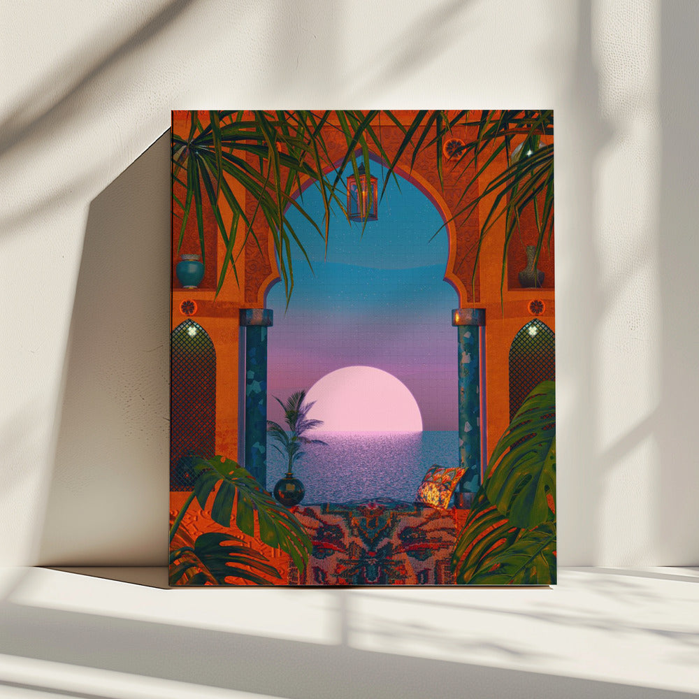 TROPISCHES PORTAL | Leinwand