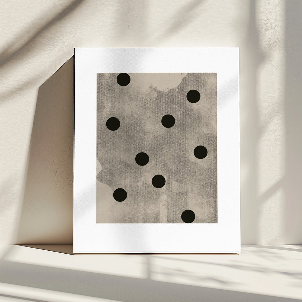 Monochrome Kreise | Leinwand
