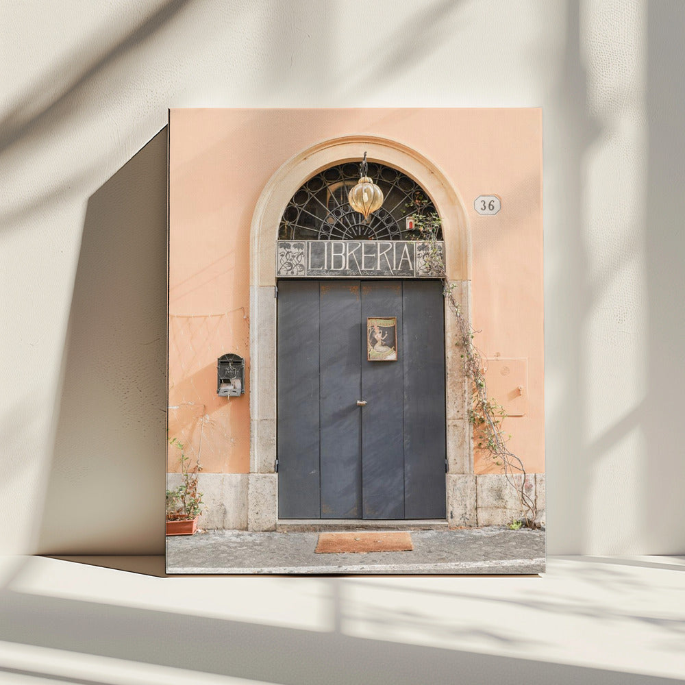Die Libreria-Tür | Leinwand