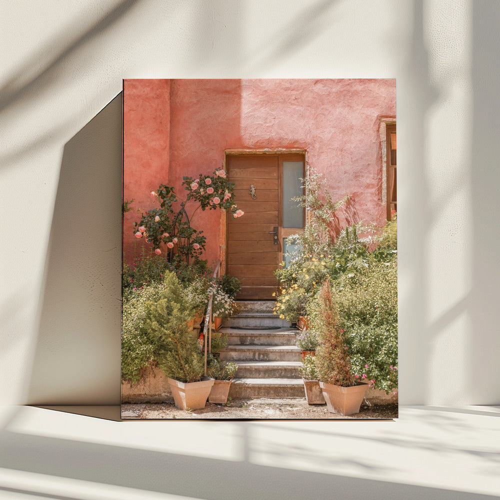 Das Rosa Haus | Leinwand