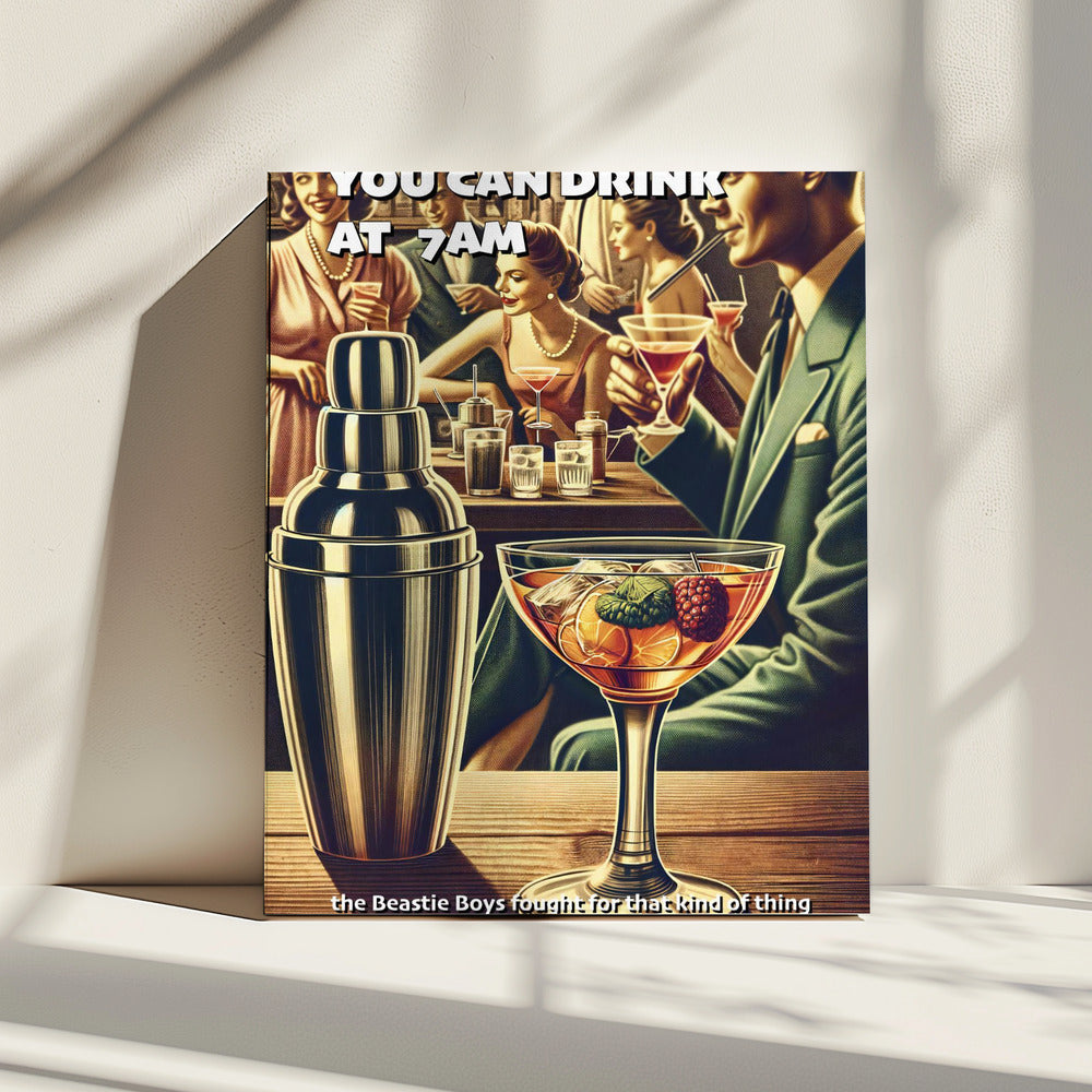Du kannst um 7 Uhr morgens trinken | Canvas