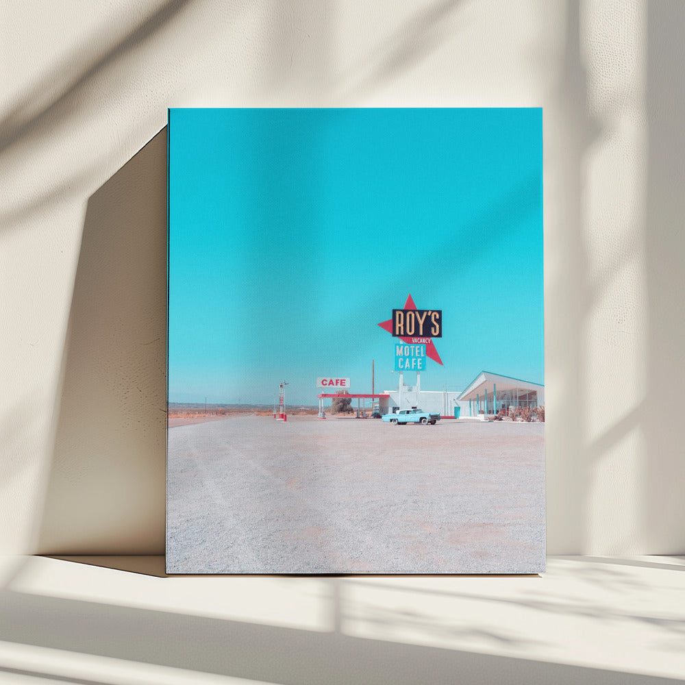 Roy's Motel Cafe Vintage Schild | Leinwand