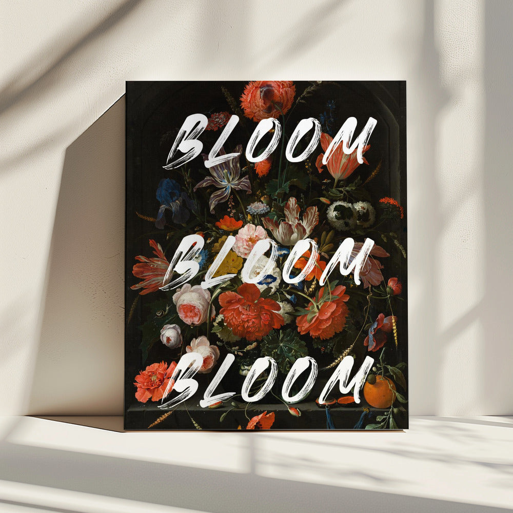Bloom Vintage Blumen | Leinwand