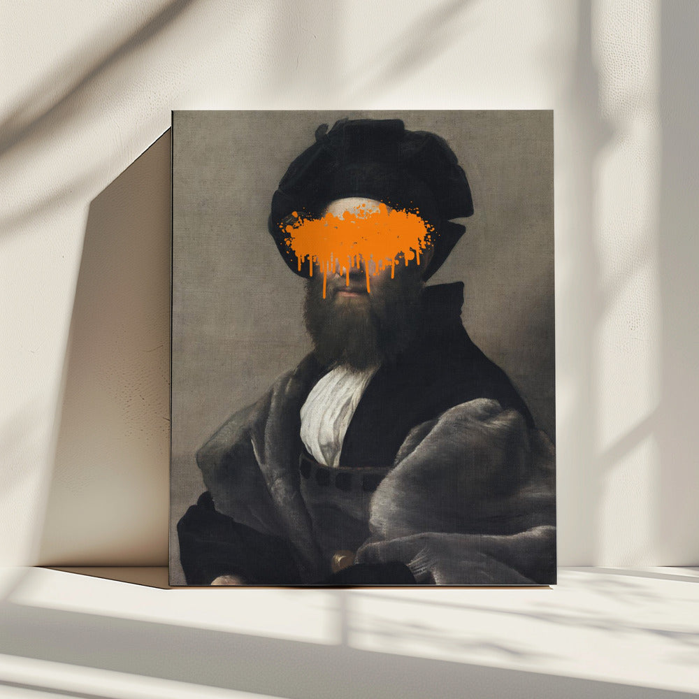 Orange Vandal Splash | Canvas