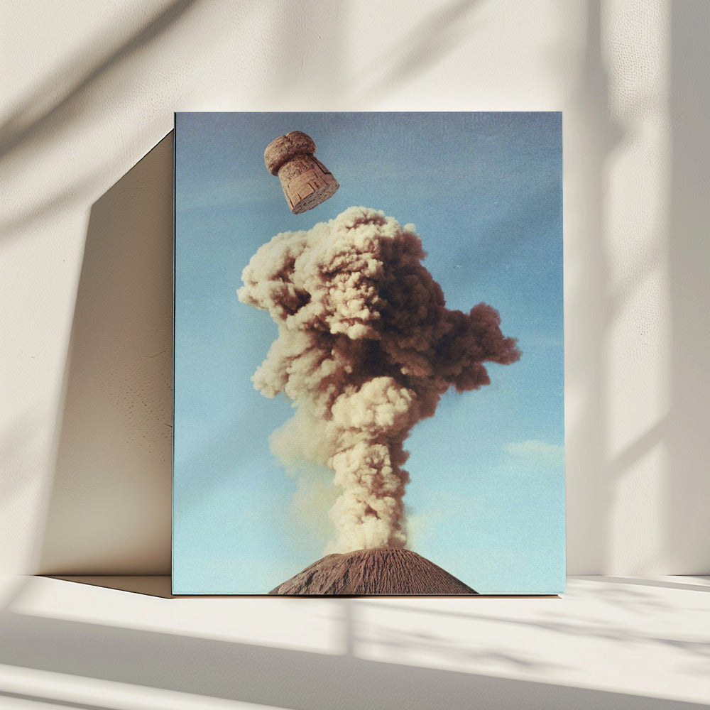 Volcanic Pop - Champagner-Party | Leinwand
