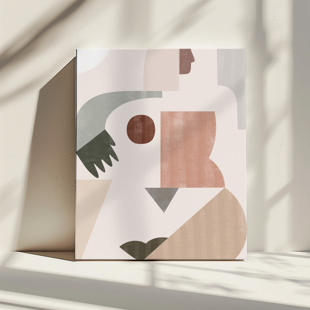 Dame Geometrie | Leinwand