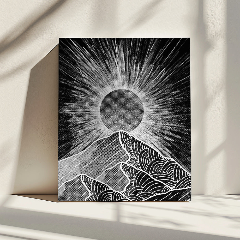 Der Sunburst Peak | Leinwand