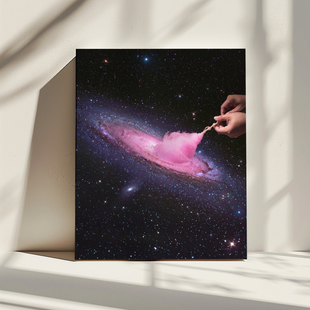 Kosmische Zuckerwatte | Leinwand