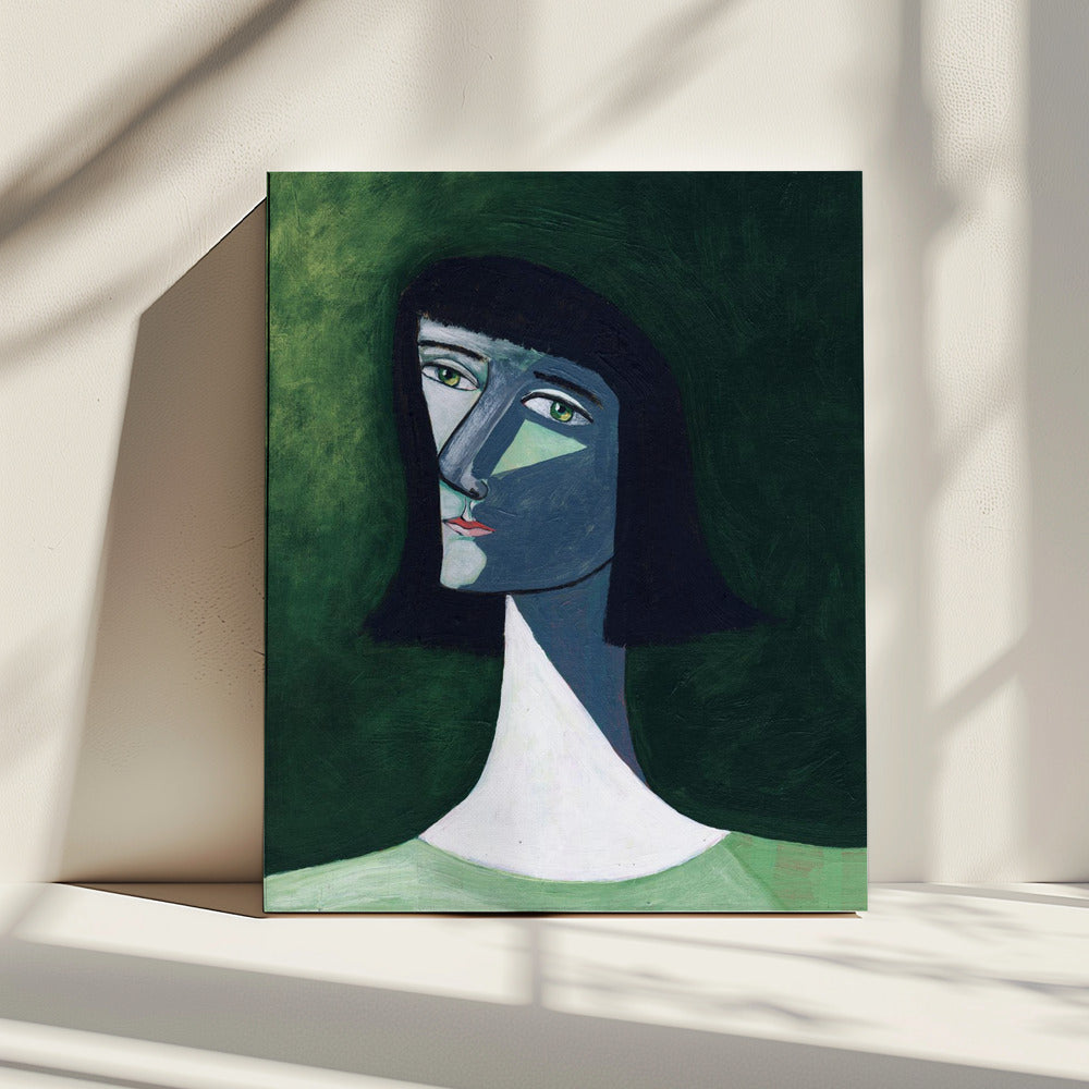 Frau im Licht | Leinwand