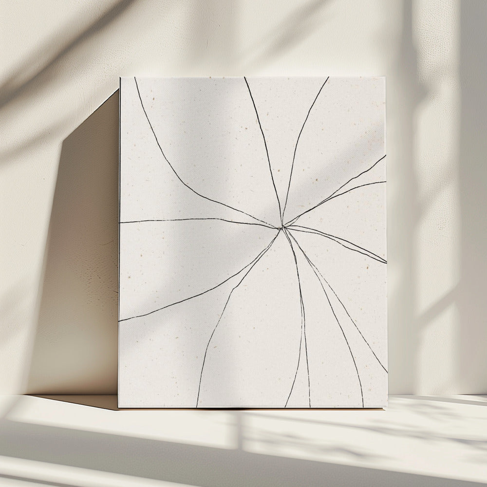Rissige Symmetrie | Leinwand
