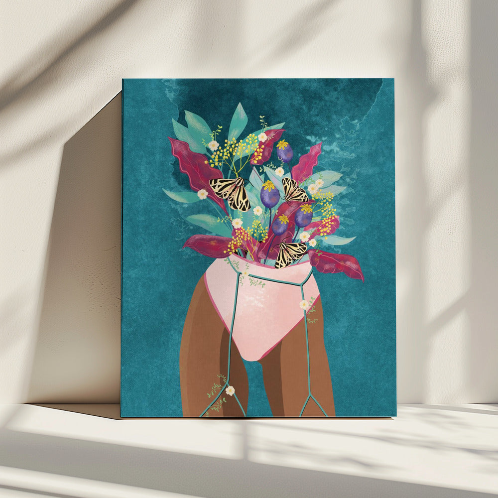Fühl dich floristisch | Leinwand