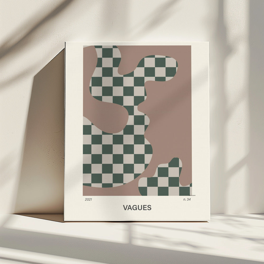 Vagues Nr. 34 Poster | Leinwand