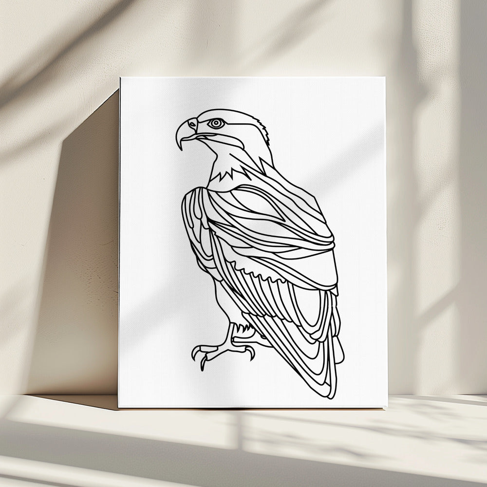Linienadler | Leinwand