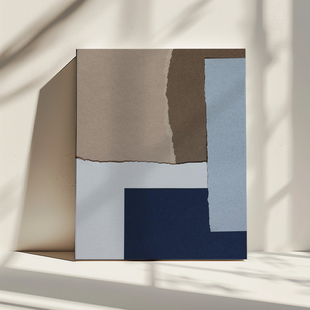 Zerrissenes Papier 6 | Leinwand