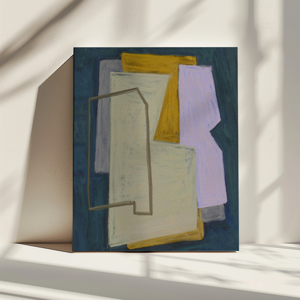 Chalk and Shapes 1 | Canvas