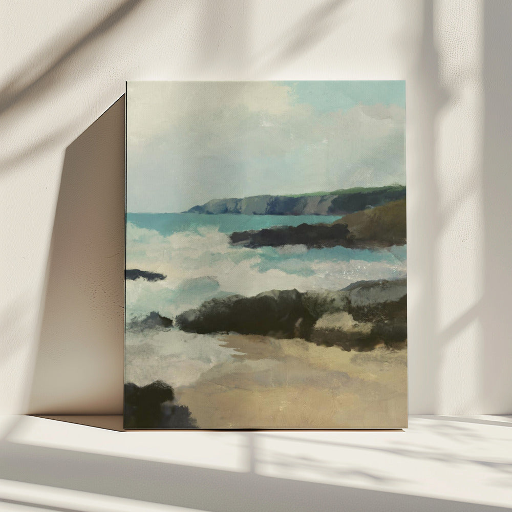 Felsiger Strand | Leinwand