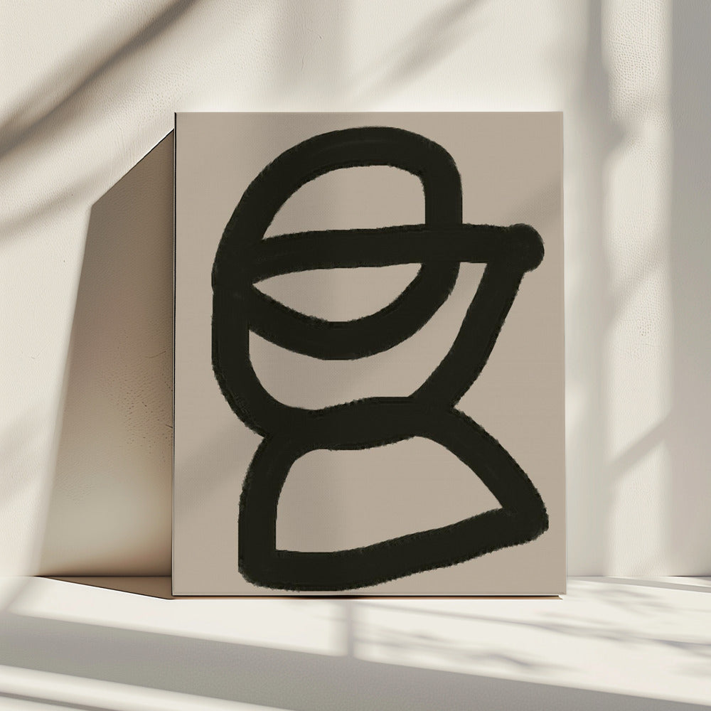 Mutige abstrakte Form | Leinwand