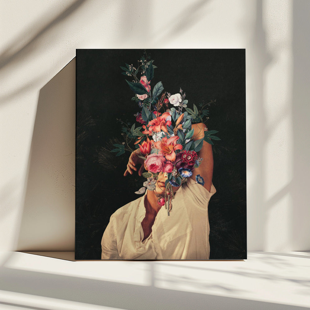 Jedes Mal, wenn ich an dich dachte, blühten Rosen | Leinwand