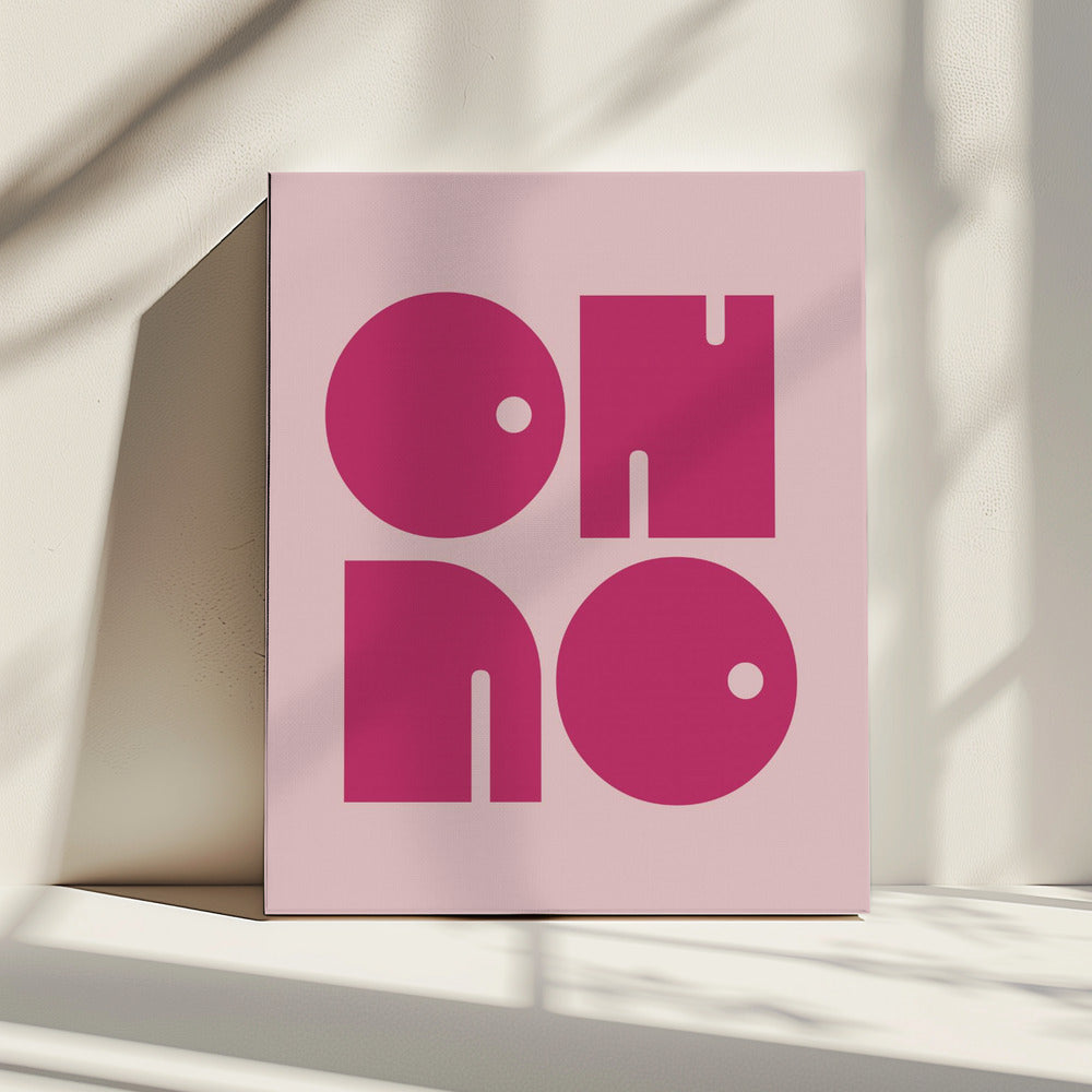 Fettgedruckte Typografie | Leinwand