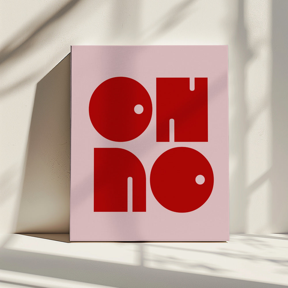 Fettes typografisches Echo | Leinwand