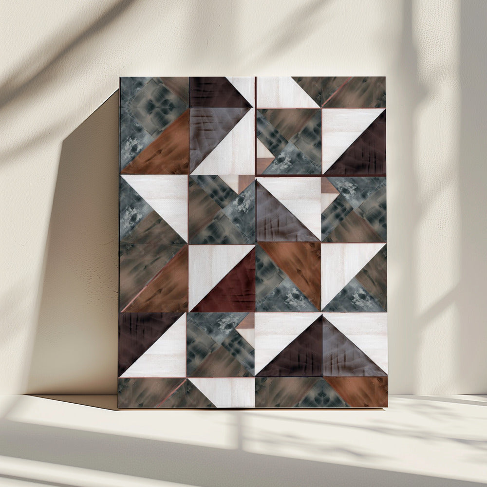 Sepia Inlay 1 | Leinwand