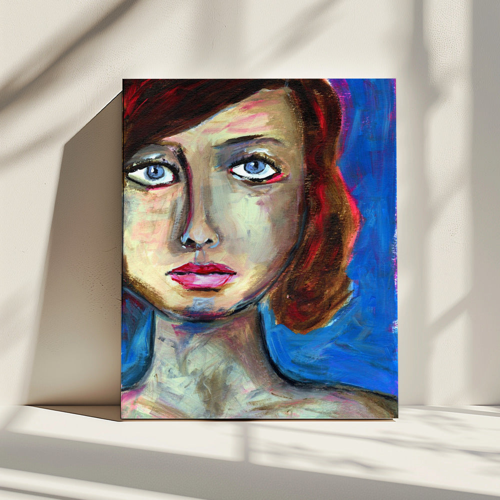 Blaue Augen | Leinwand