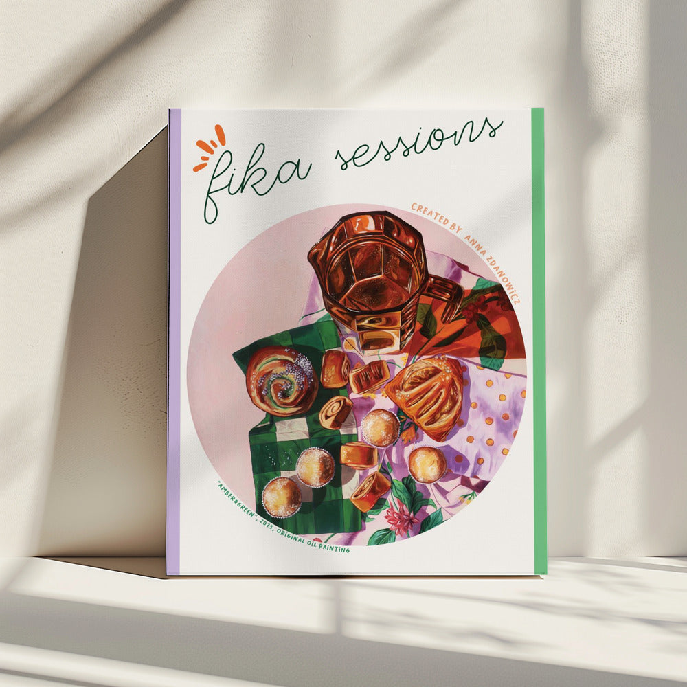 Amber and Green | Canvas