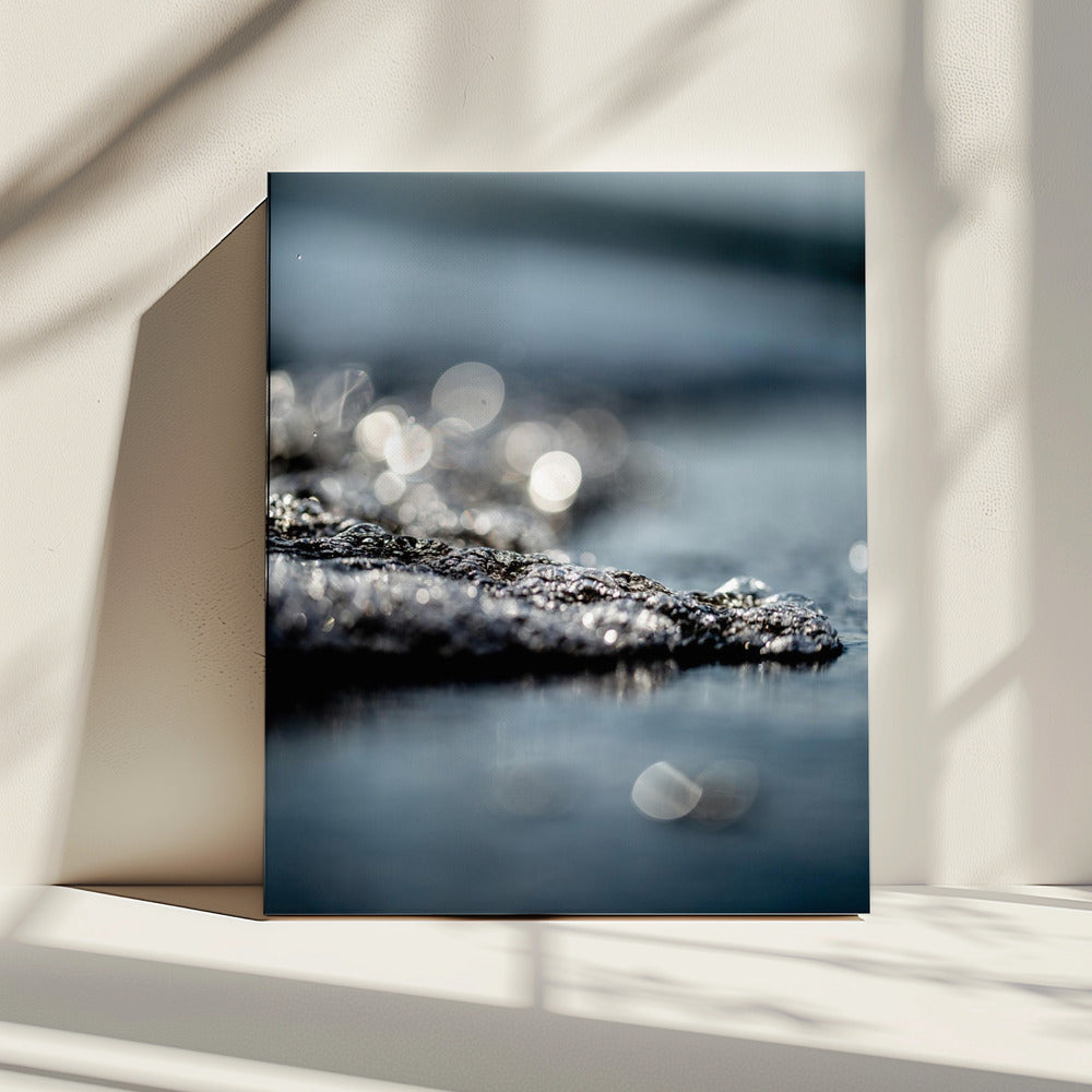 Wellen und Glitzer | Leinwand