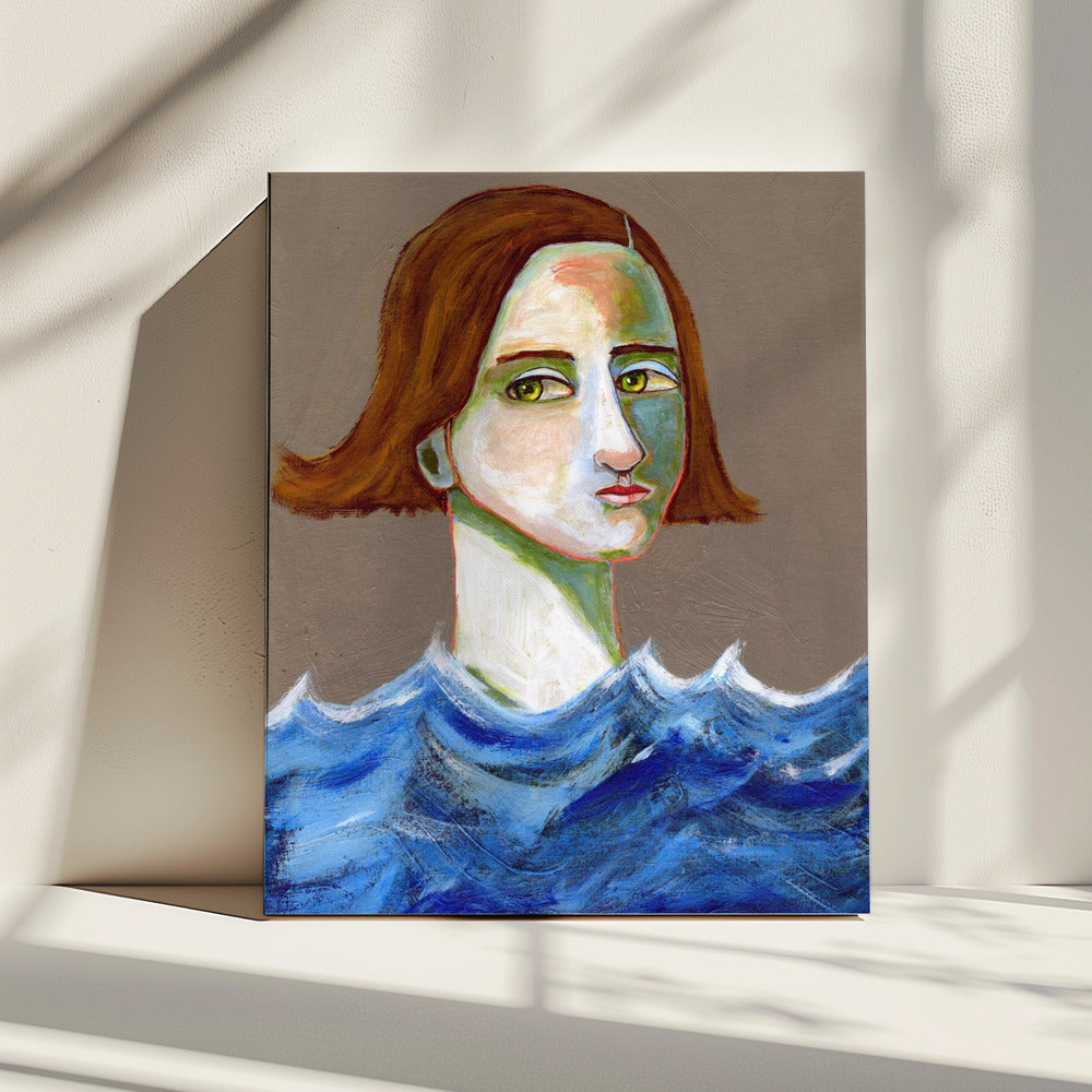 Der Schwimmer | Leinwand