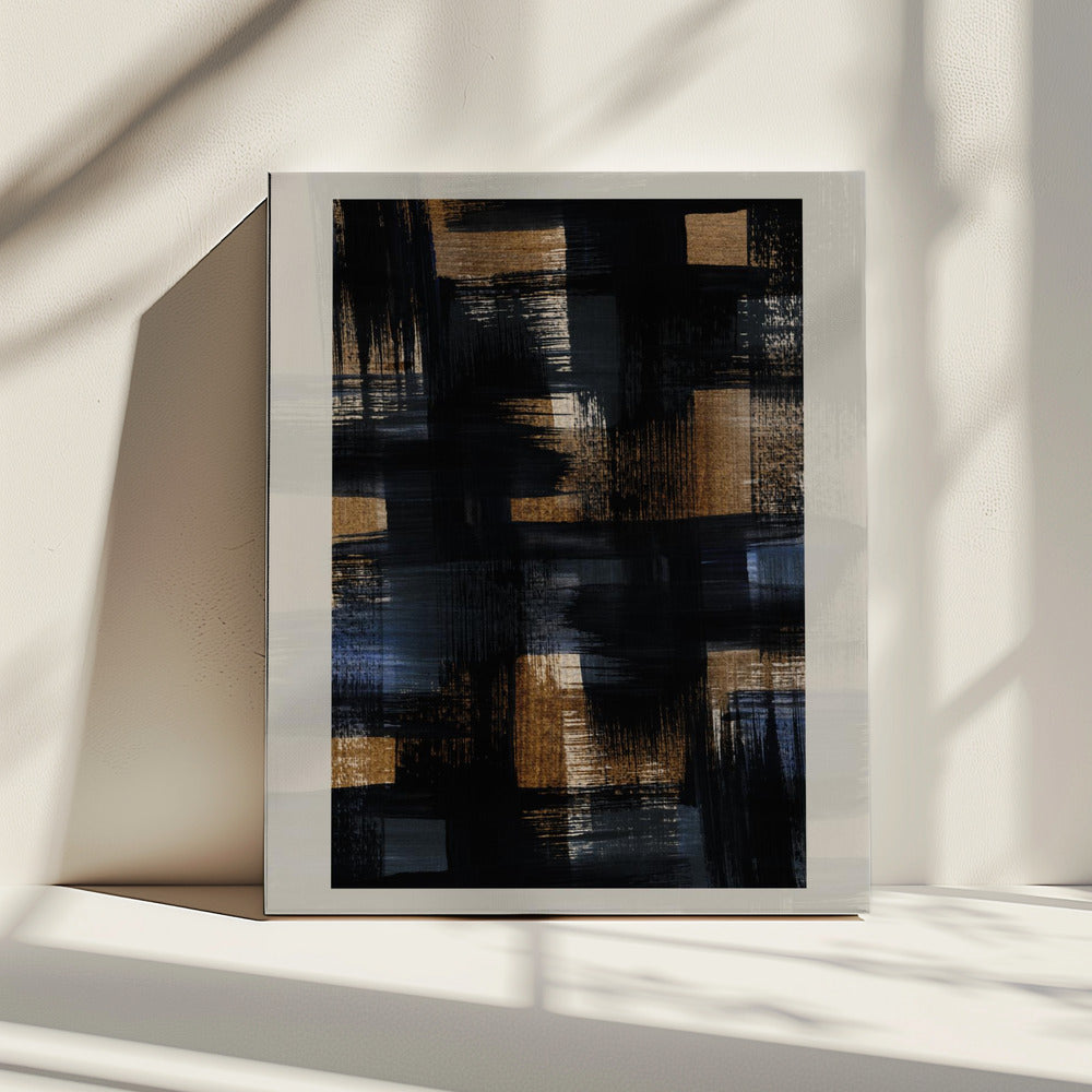 Abstrakte Pinselstriche 128X | Leinwand