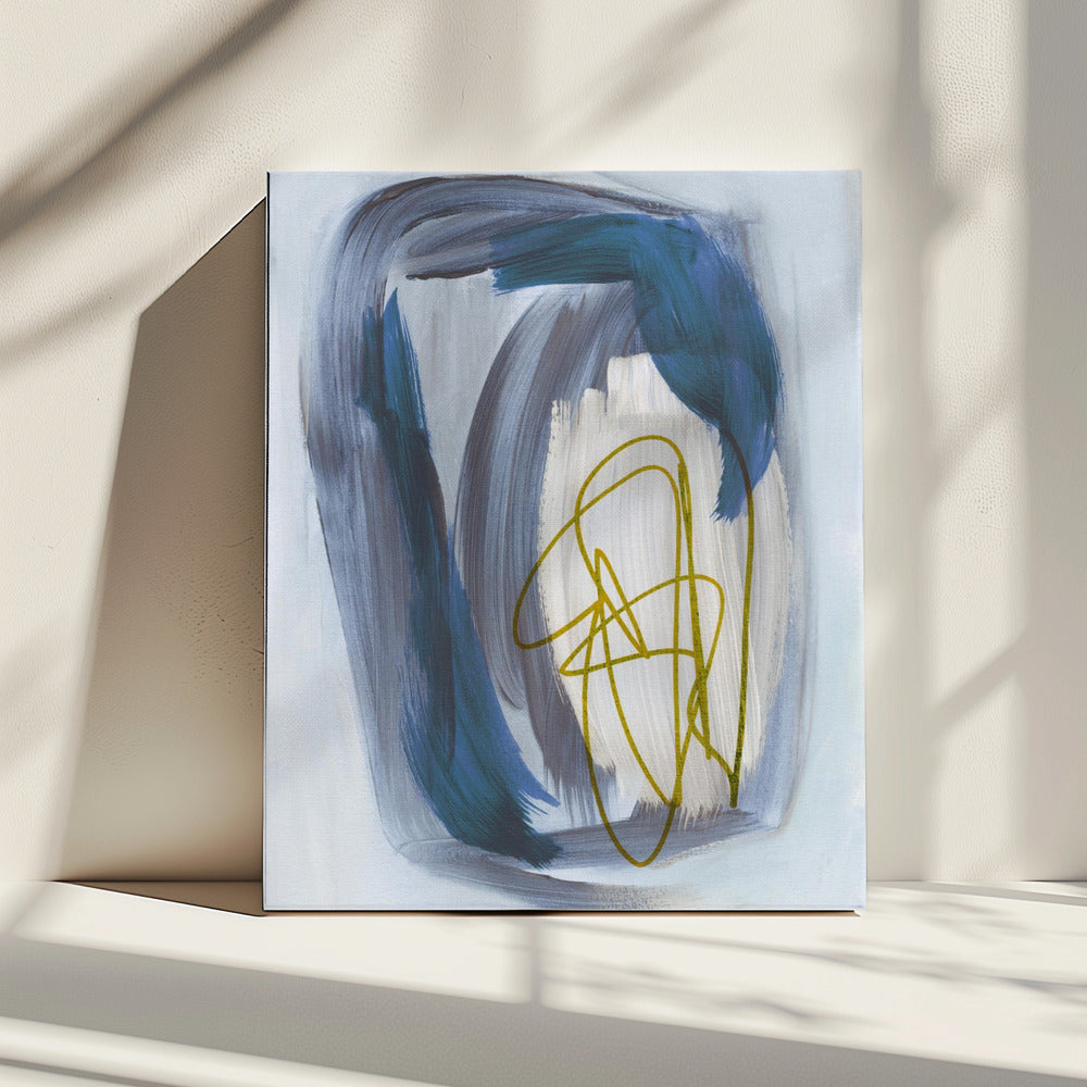 Abstrakte Pinselstriche 156X | Leinwand