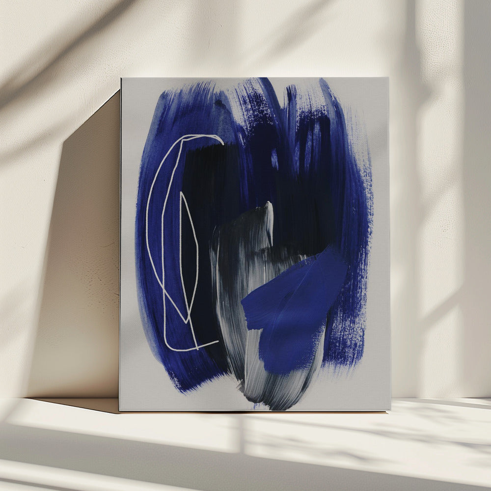 Abstrakte Pinselstriche 158 | Leinwand