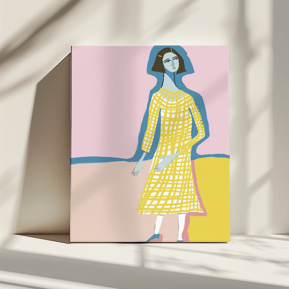 Blaue Dame | Leinwand