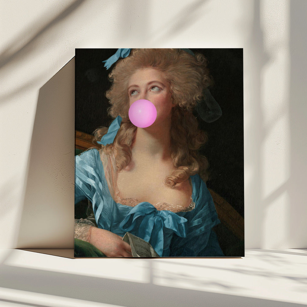 Blubblegumblue Verhältnis 2x3 | Leinwand