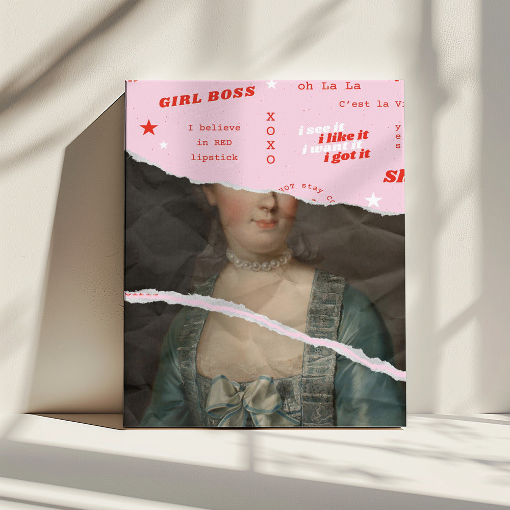 Girlbossmarie Ratioiso | Leinwand