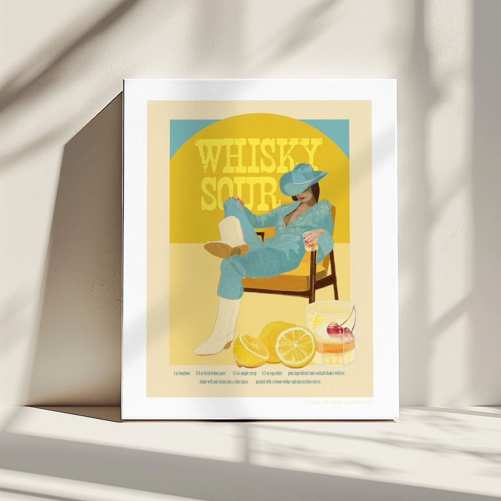 Jlr Cocktails Whiskysour | Leinwand