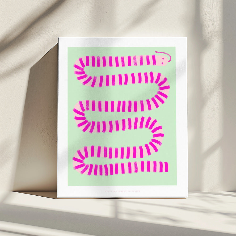 Pandc Pinksnake Kopie | Leinwand