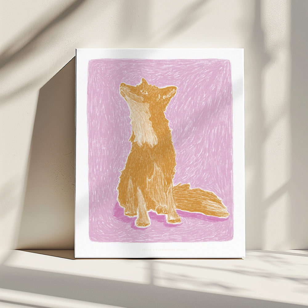 Pandc Littlefox Kopie | Leinwand