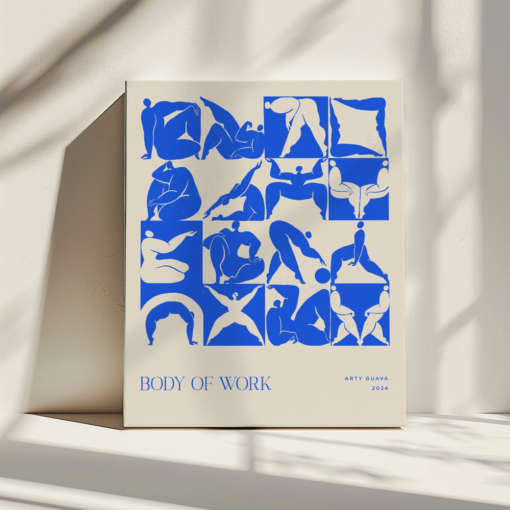 Werk (blau) | Leinwand