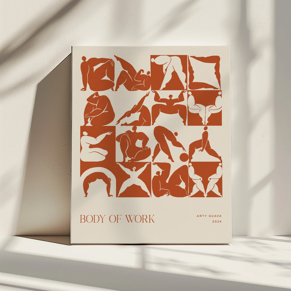 Werk (Terrakotta) | Leinwand