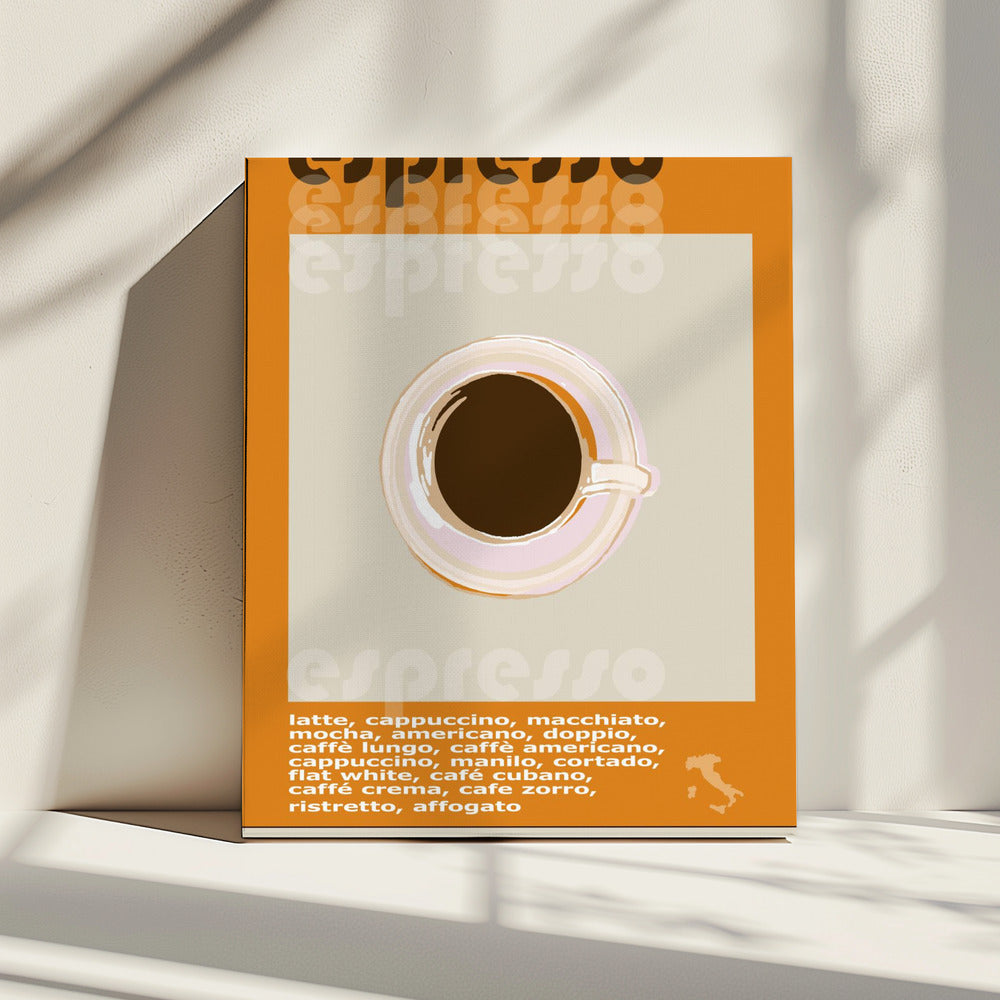 Espresso Poster | Leinwand