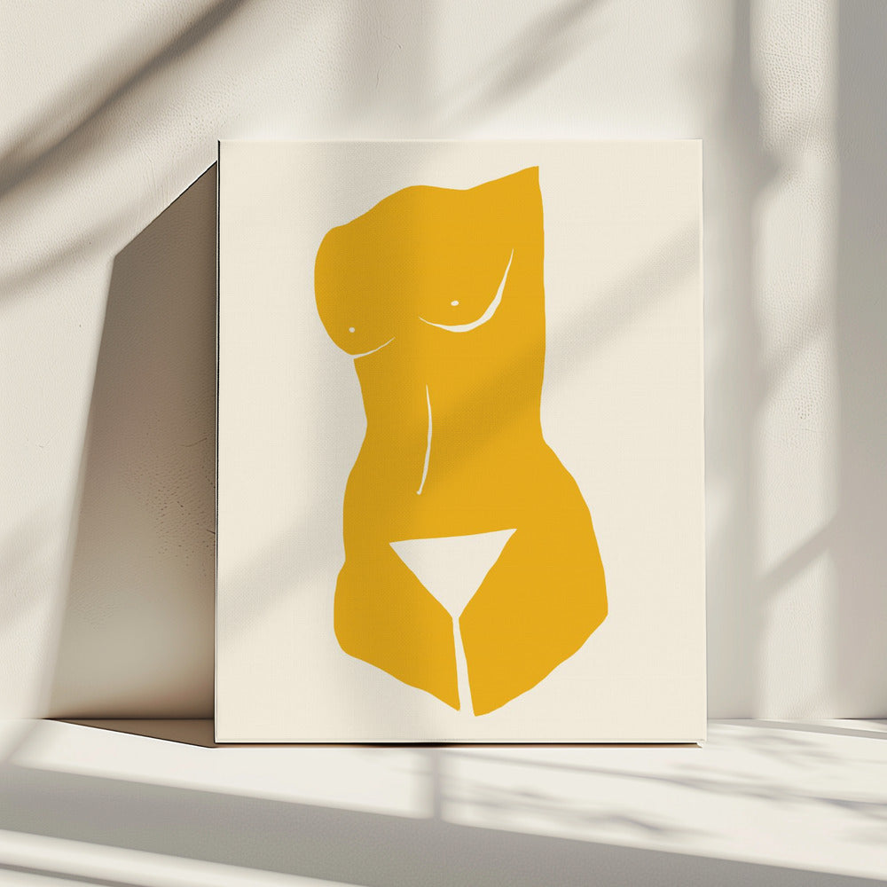 Die gelbe Muse 04 | Leinwand
