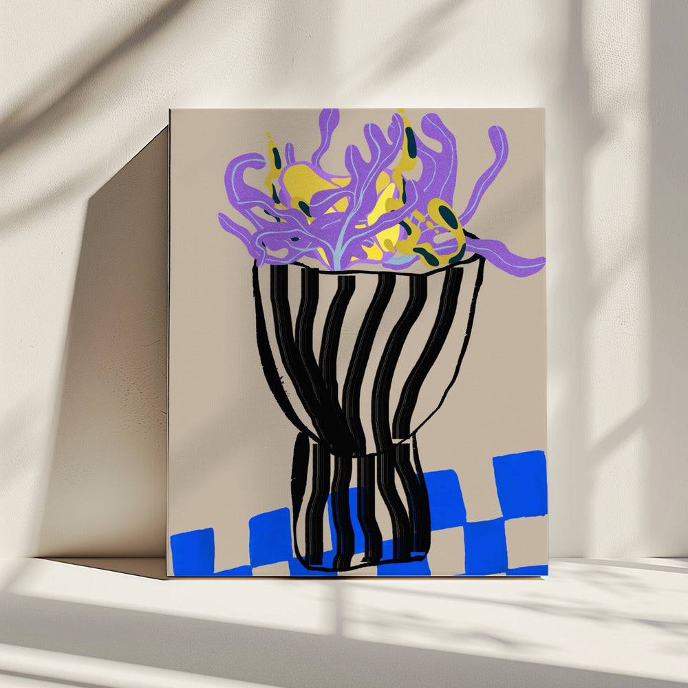 Wunderliche Vase | Leinwand